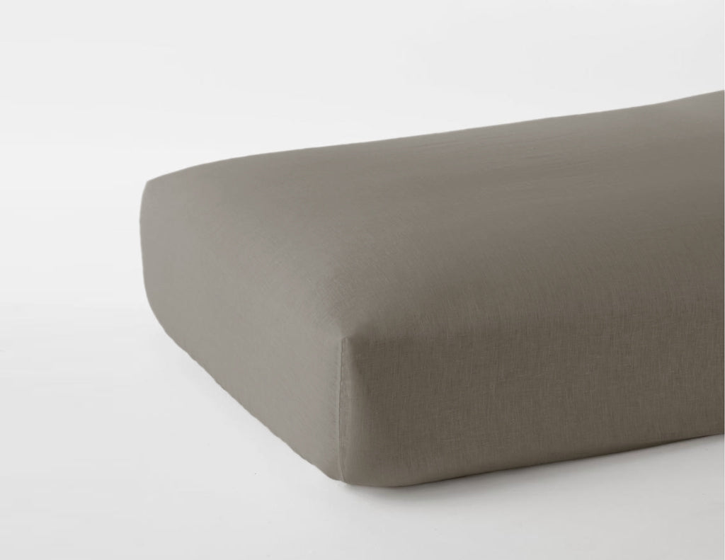 Fitted sheet Taupe - Naughty Linen