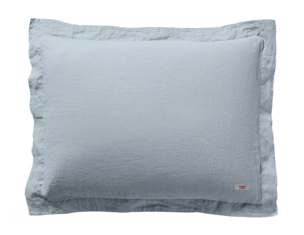 Mix&Match linen pillowcase Aqua - Naughty Linen